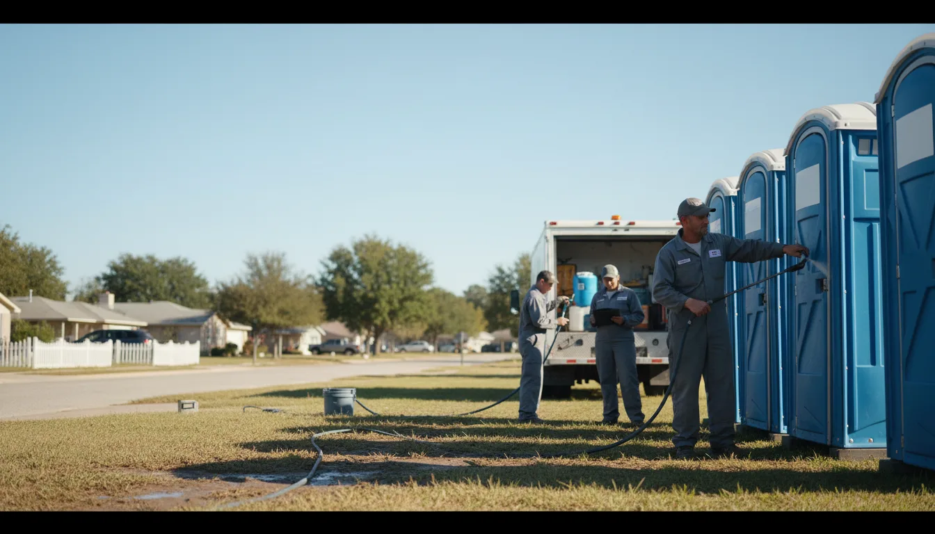 Long-Term Portable Toilet Rental in Maud, OK near me